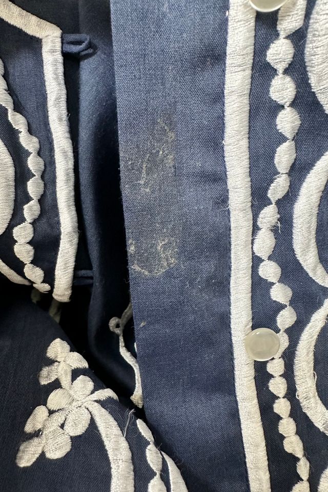 Vintage Blue Embroidered Tunic Selected by KA.TL.AK #3