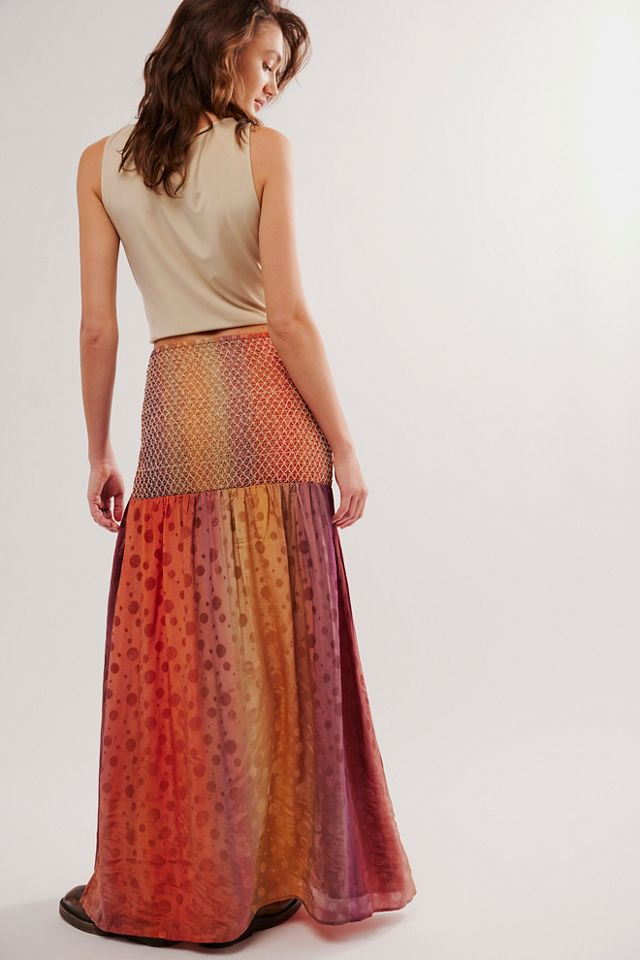 Jen's Pirate Booty Electric Saturn Maxi Skirt #1