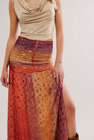 Jen's Pirate Booty Electric Saturn Maxi Skirt