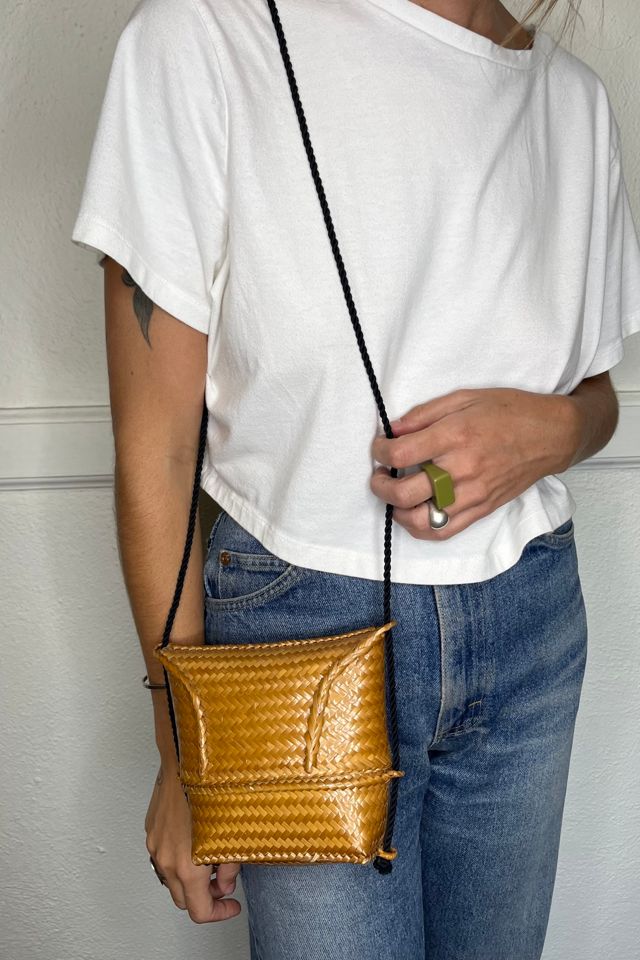 Braided Denim Purse