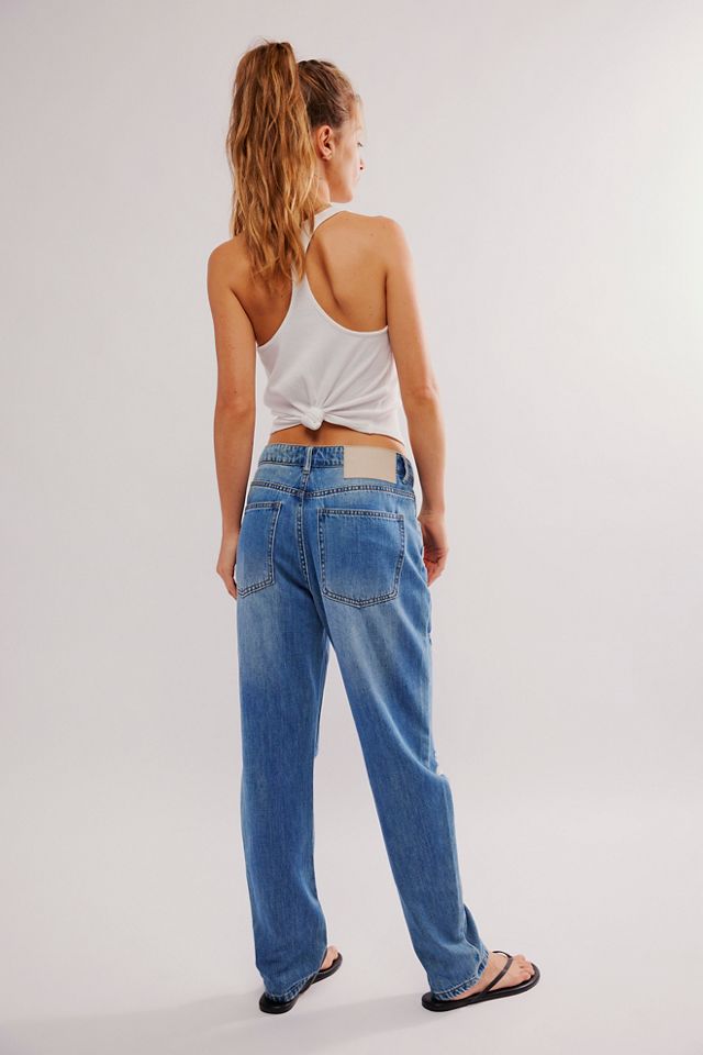 NWT deals $160 Free People OneTeaspoon Brando Saints Blanco Boyfriend Jeans 25 White