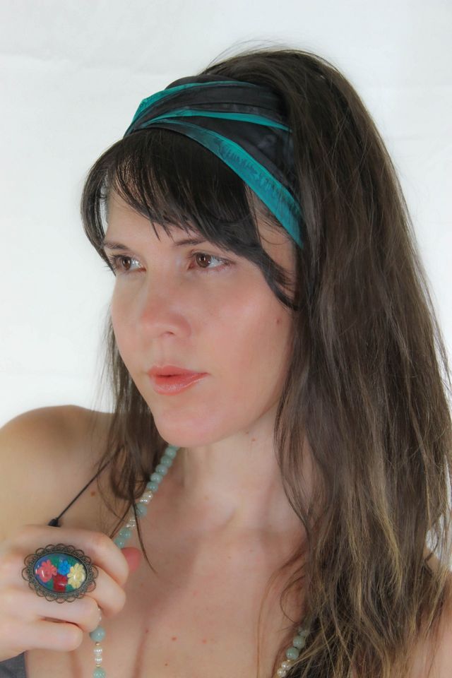 1980s Ocean Wave Silk Scarf Selected By Moons + Junes Vintage #2