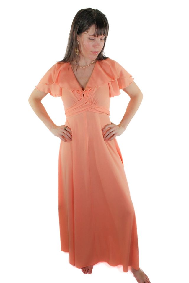 Vintage 2025 peach dress