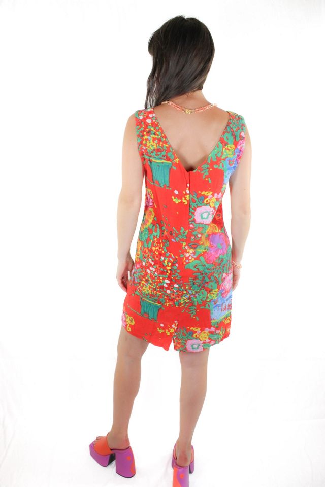 1990s Jams World Hawaiian Floral Mini Dress Selected By Moons + Junes Vintage #3