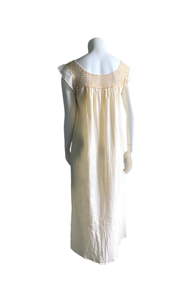 Vintage 1960s Embroidered & Crochet Maxi Dress Selected by SharpLilTeeth #2