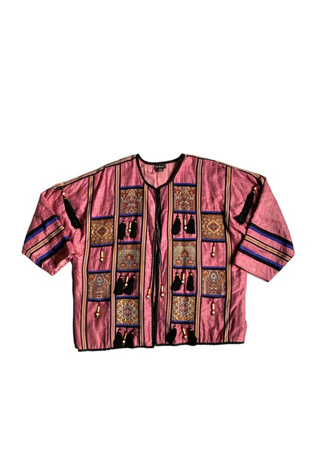 Vintage 1990s Silk Tassel Jacket Selected by SharpLilTeeth