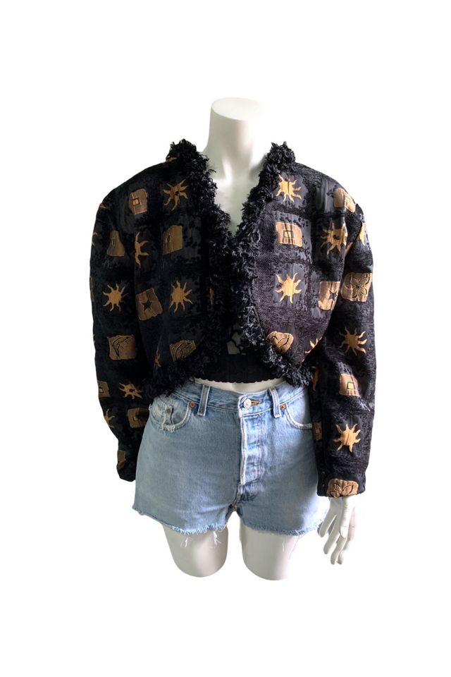 Vintage 1990s Cropped Celestial Jacket Selected by