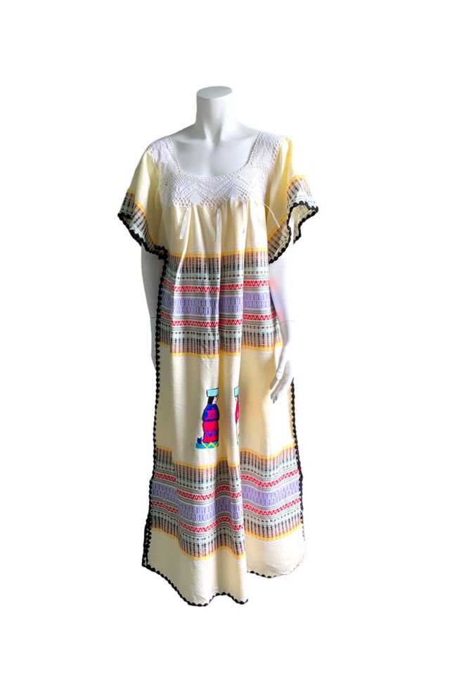 Vintage 1970s Woven Maxi Dress Selected by SharpLilTeeth #1