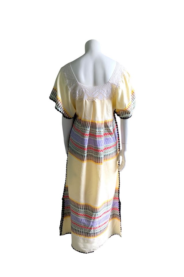 Vintage 1970s Woven Maxi Dress Selected by SharpLilTeeth #2