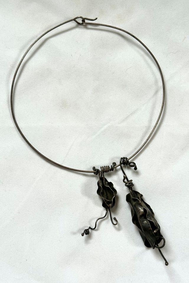 1960s Brutalist Choker with Artisan Pendant Selected by Cherry #1