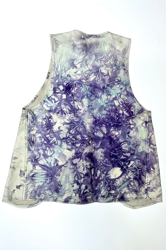Deadstock 1960s Indigo Dyed Leather Vest Selected by Cherry #2