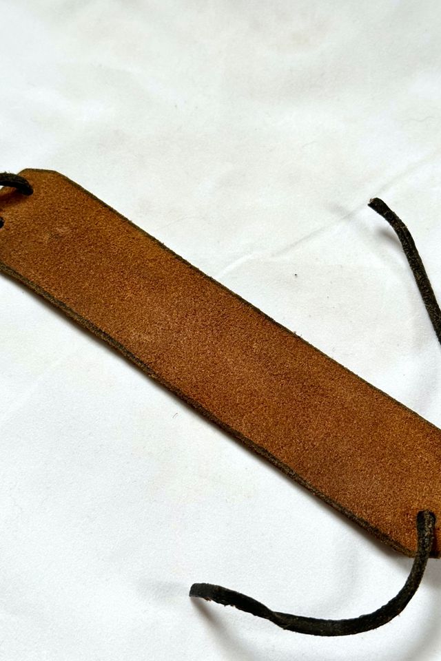 1970s Embossed and Painted "Truckin'" Leather Cuff Selected by Cherry #2