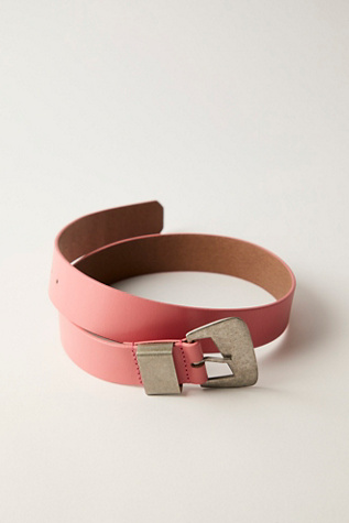 Siggy Leather Belt by FP Collection at Free People in Paloma Pop, Size: XS/S