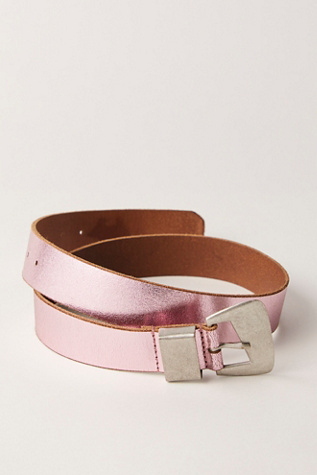 Siggy Leather Belt By FP Collection At Free People In Pixie Dust, Size: XS/S