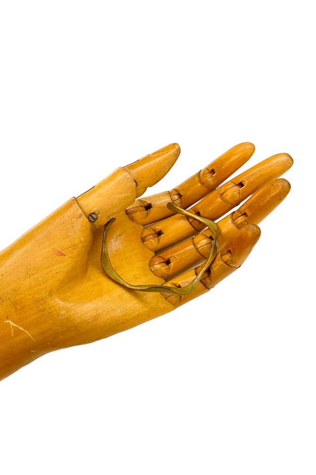 1980s Vintage Abstract Brass Bracelet Selected by BusyLady Baca & The Goods #3