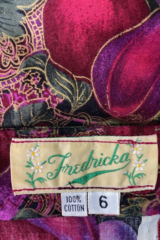 1980s Paisley Fruit Print Sun Dress Selected By Ritual Vintage #3