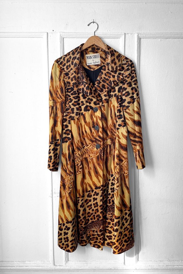 【fenon】 leopard long trench coat Mathilda Trench Long Imprime Leopard - Monkee's of Highlands