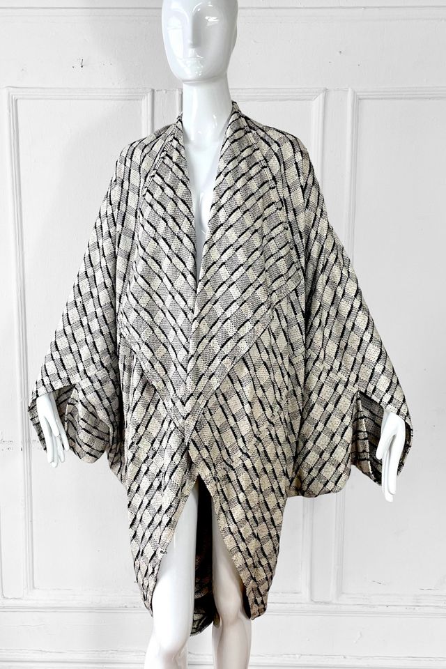 Vintage Handwoven Textured 80s Cocoon Jacket Selected by MARMALADE