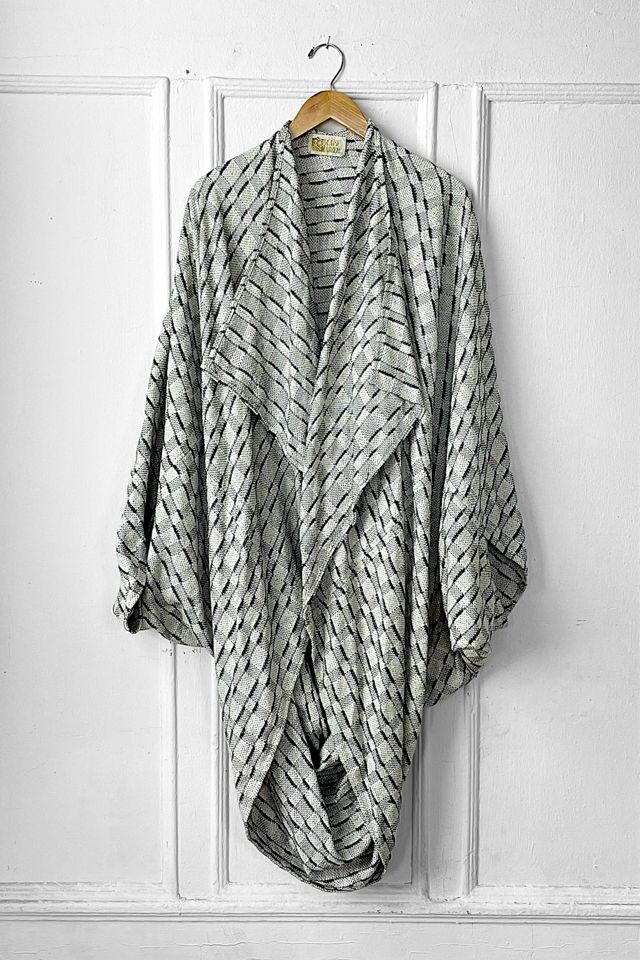 Vintage Handwoven Textured 80s Cocoon Jacket Selected by MARMALADE #2