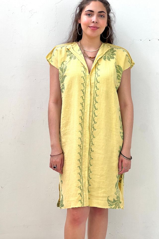 Anna Corinna Sunny Cross Stitch Smock Dress #1