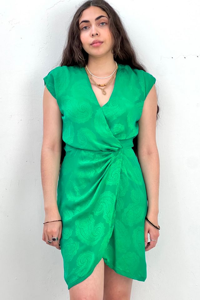 Emerald green retro on sale dress