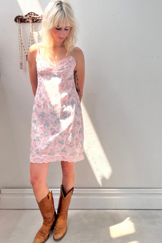 Vintage Sweet Floral Slip Dress Selected by Anna Corinna