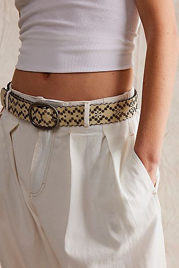 Xena Studded Hip Belt | Free People Xena Studded Hip Belt | Free People