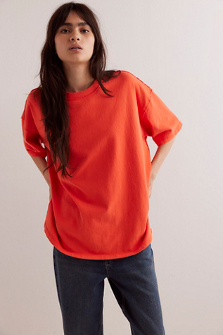 We The Free Phoenix Tee at Free People in Red, Size: M