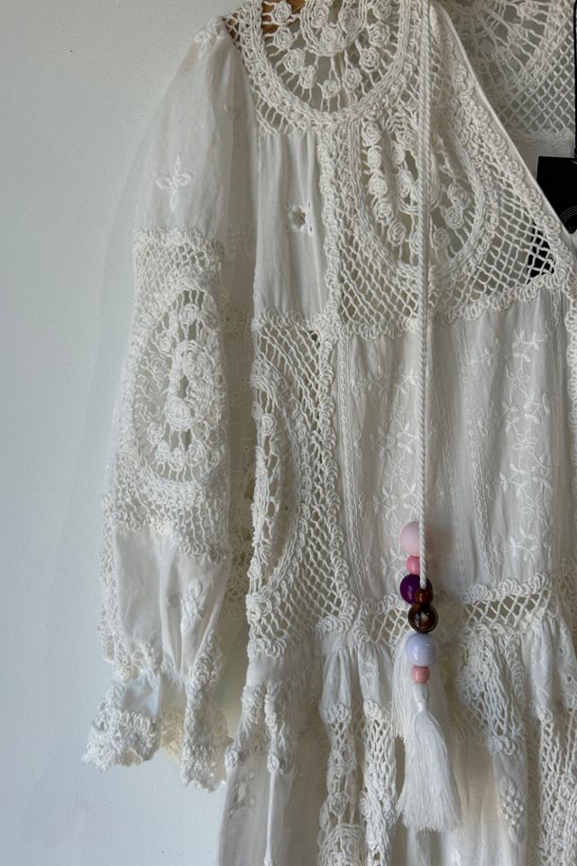 Maje White Doily Dress Selected by The Curatorial Dept. #1
