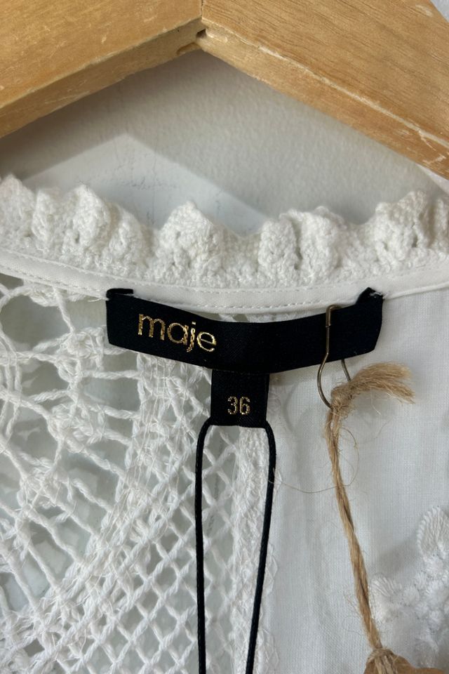 Maje White Doily Dress Selected by The Curatorial Dept. #2