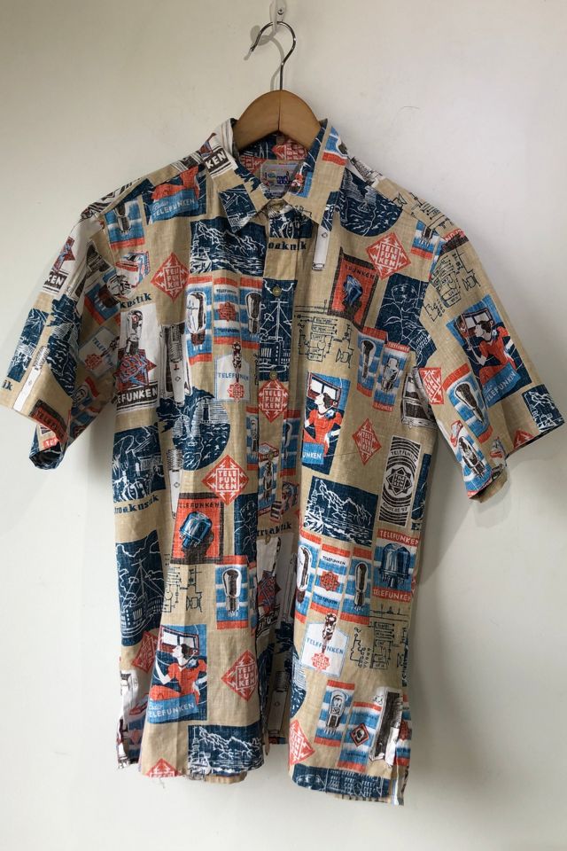 Reyn Spooner Telefunken Print Shirt Selected by The Curatorial Dept ...