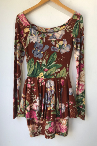 Vintage Betsey Johnson Punk Floral Dress Selected by The Curatorial Dept.