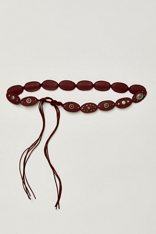 Lost In Paradise Wrap Belt by FP Collection at Free People in Oxblood