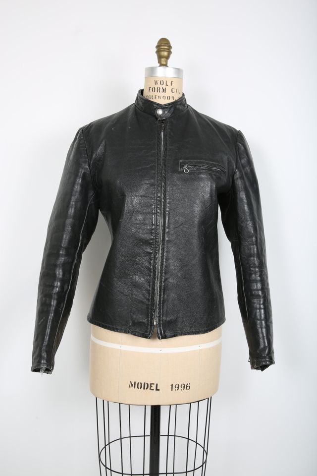 70s Vintage AMF Harley Davidson Black Leather Jacket Selected by 