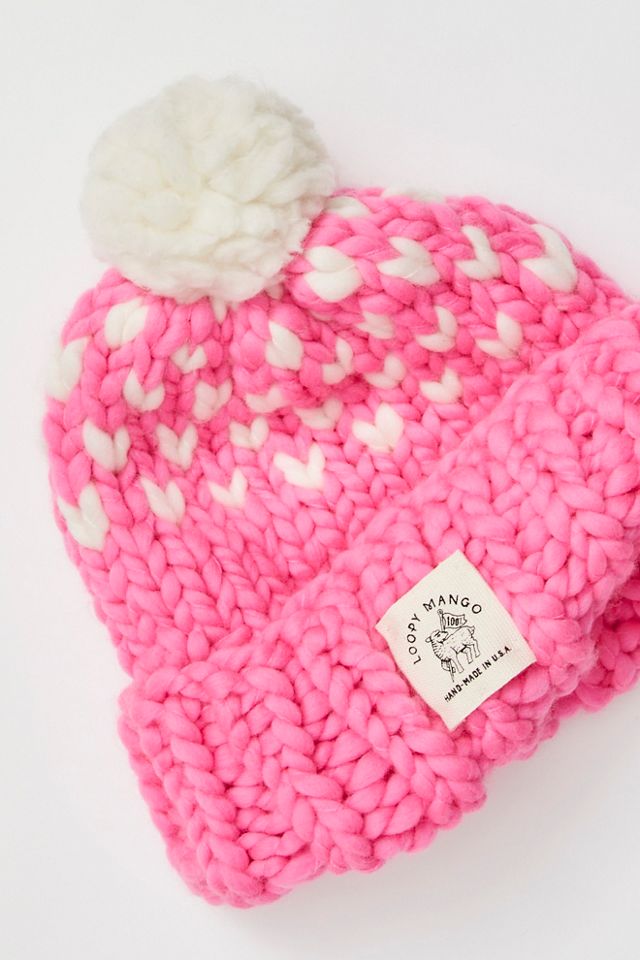 Loopy Mango Edelweiss Pom Beanie #2