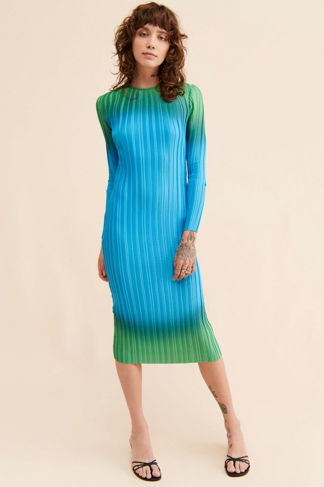 Arthur Apparel Box Pleat Midi Dress #3