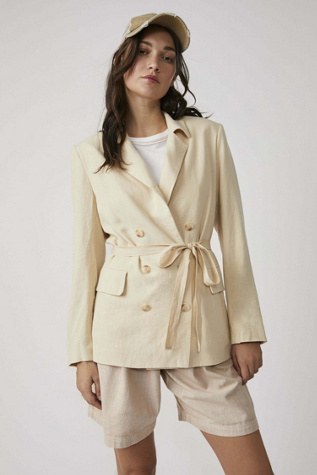 Olivia Tie-Front Blazer product page