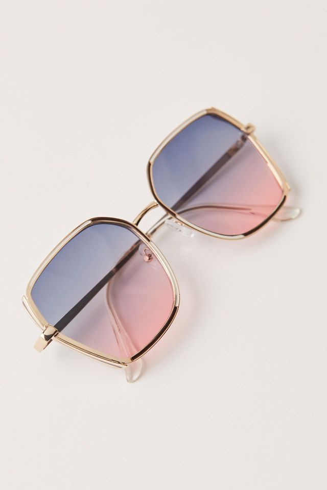 Lunettes de Soleil Oversized Carrées en Batiste #1