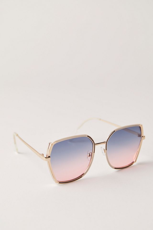 Lunettes de Soleil Oversized Carrées en Batiste #2