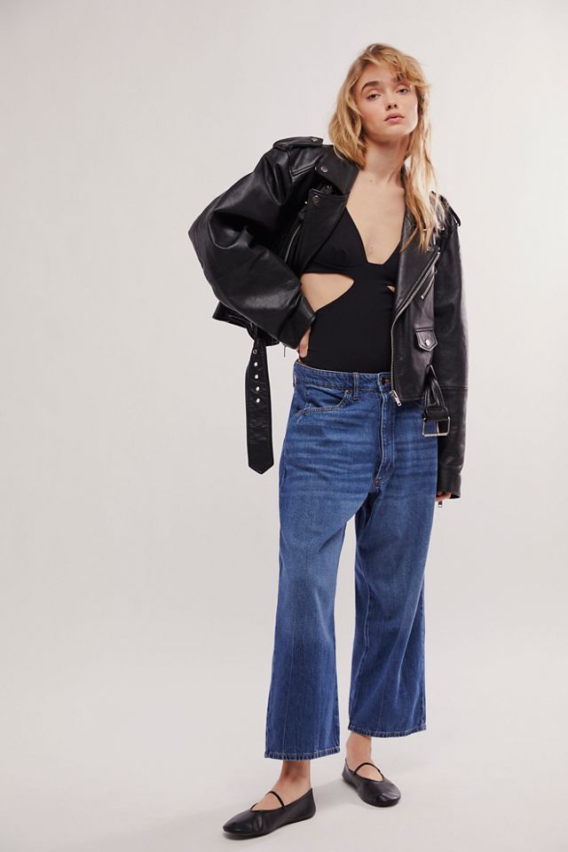 Lee Jeans Wide Leg Preto