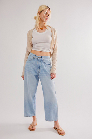 Lee Button-Fly Ankle Jeans