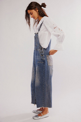 OneTeaspoon Stanton Street Skater Denim Overalls