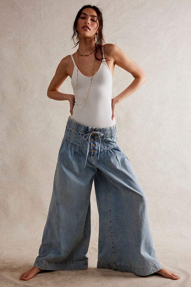 We The Free Forget Me Knot Pull-On Jeans | Free People