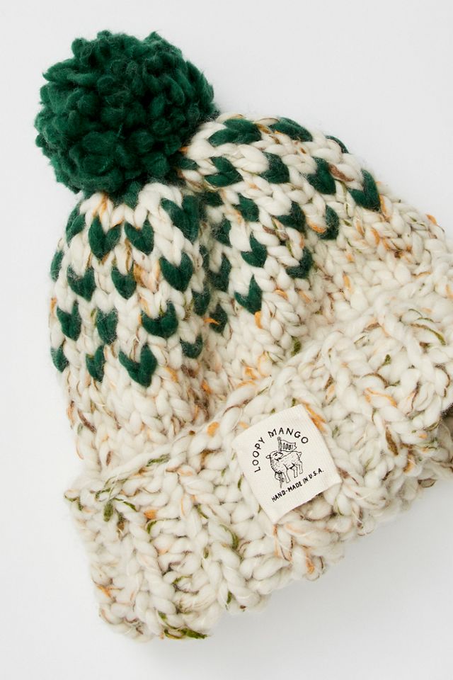 Loopy Mango Tweed Edelweiss Pom Beanie | Free People