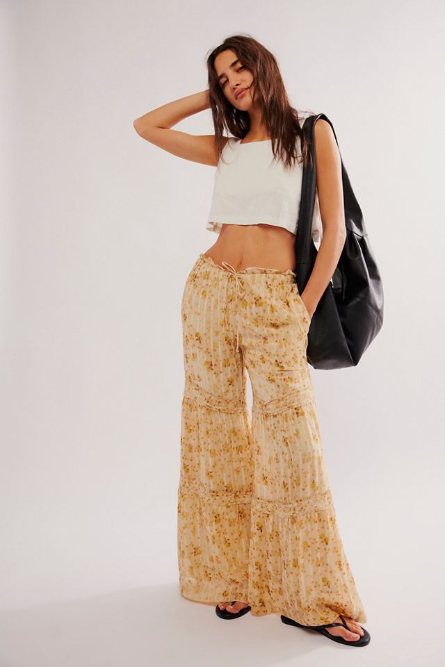 Emmaline Tiered Pull-On Pants