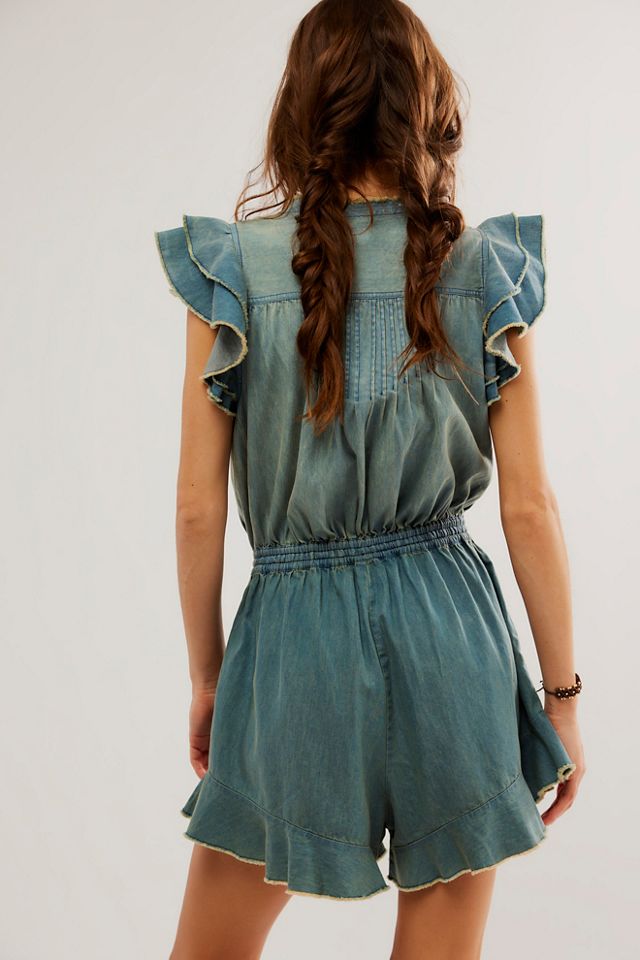 FP One Naya Chambray Romper #1