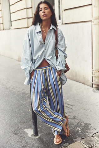We The Free Freddie Shirt at Free People in Blue, Size: L