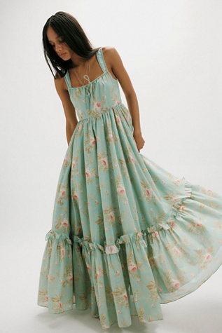 Selkie x FP The Staycation Dress at Free People in Green, Size: M