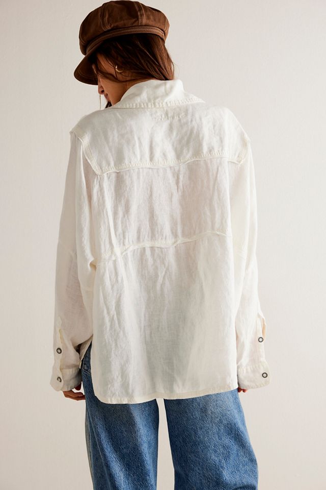 Chemise en lin Tucked Up #1