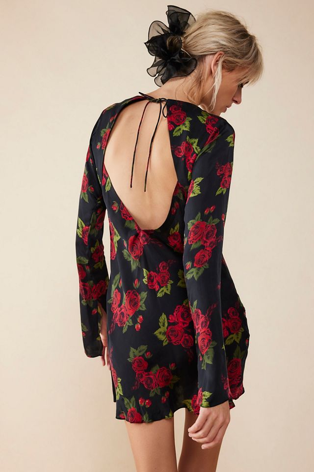 Summer Away Maya Satin Dress Free People
